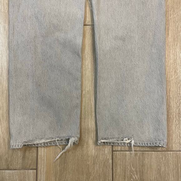 AGOLDE 90s Pinch Waist Jeans Women’s 31 Light Wash Button Fly USA - Picture 13 of 14